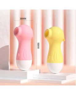 Кліторальний вакуумний міні вібратор для клітора Пінгвін Wo-sex Lilo