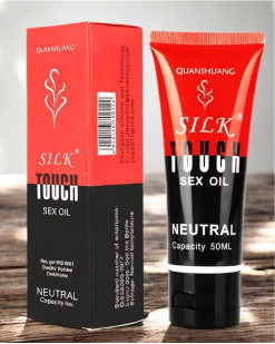 Універсальний Лубрикант на водній основі Silk Touch Sex Oil Neutral без запаху 50 мл