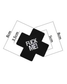 Вінілові наклейки на соски Fuck me