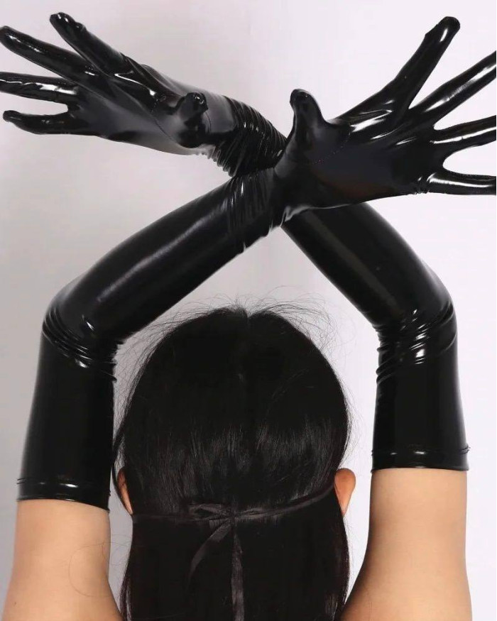 Довгі еротичні BDSM рукавички