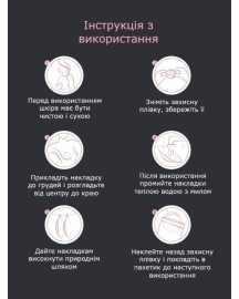Багаторазові силіконові наклейки на груди