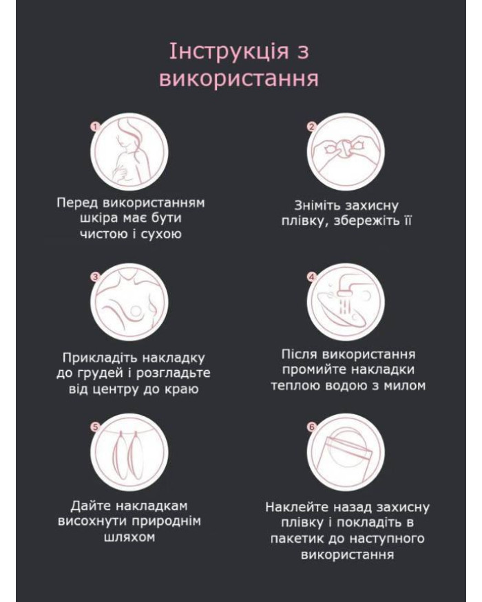 Багаторазові силіконові наклейки на груди