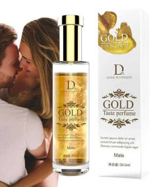 Інтимні парфуми для чоловіків з феромонами та золотим порошком Gold Powder