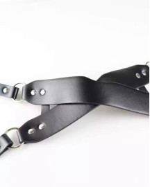 Шкіряна  BDSM повʼязка на очі 