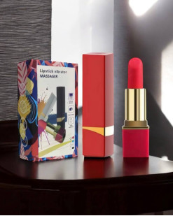 Міні-вібратор ‘’Secret Lip-stickʼ’ y формі губної помади