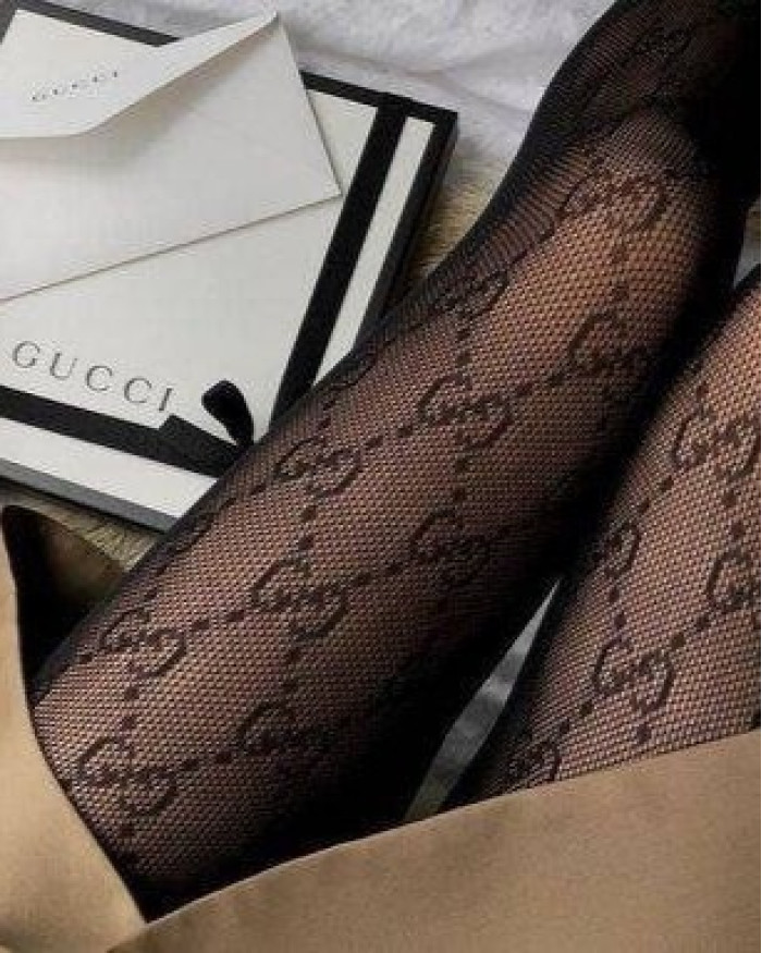 Трендові колготки у сітку Gucci